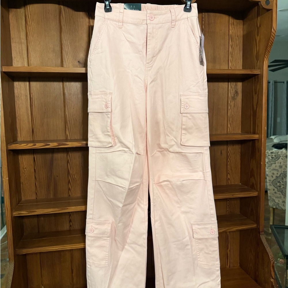 Target Pink Wide Leg Cargo Pants